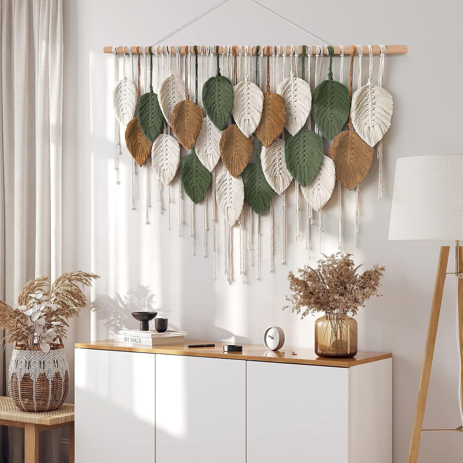 Kaket Wanddekoobjekt Wandbehang Wandteppich, Boho Makramee günstig online kaufen