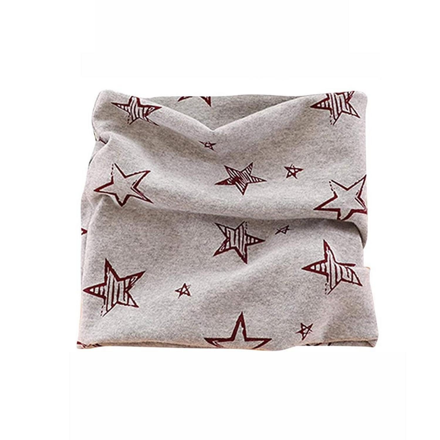 LuxusKollektion Multifunktionstuch Schal Loop Schlauchschal Sterne Kinder Jersey Baumwolle, (1-St)