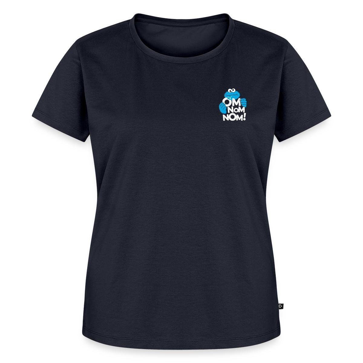T-Shirt Sesamstraße Krümelmonster Om Nom Nom Klein Frauen Premium T-Shirt