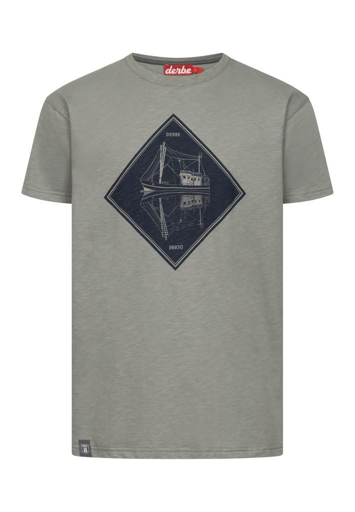 Derbe Print-Shirt Schipp Herren T-Shirt (1-tlg)