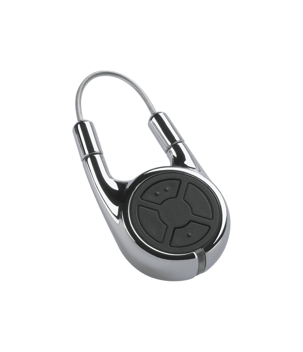 Garagentor-Funkempfänger Hörmann Handsender HSD2 868-BS chrom SW-Europa 2 Tasten mit