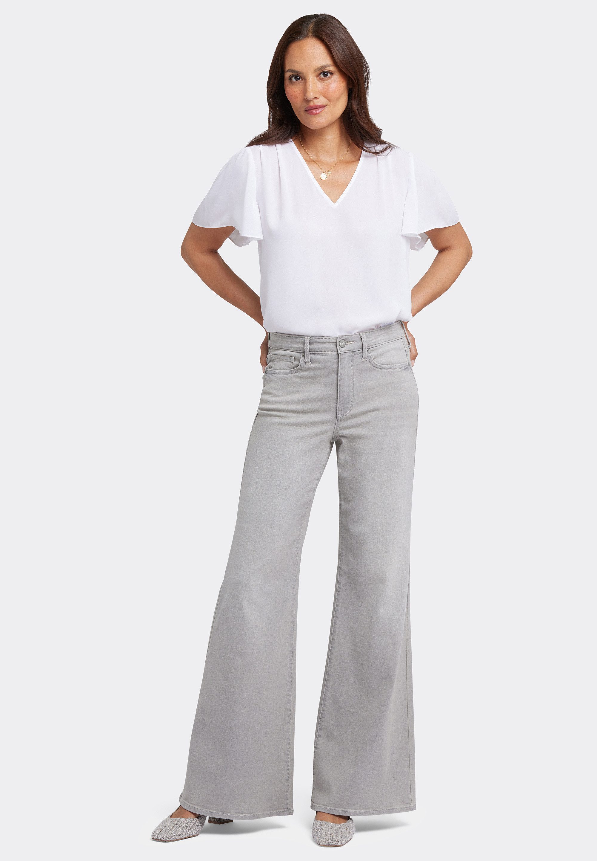 NYDJ Stretch-Jeans Mia Palazzo Jean schmeichelhafte Passform