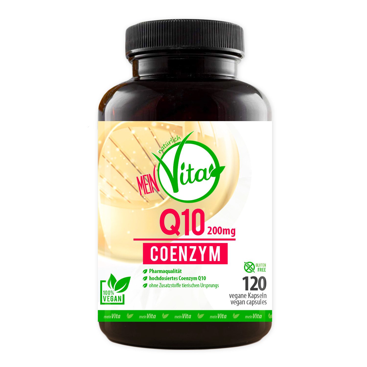 MeinVita MeinVita Q10 Coenzym 200 mg Tagesportion 120 Kapseln - Made in Germany Kapsel, 71 g
