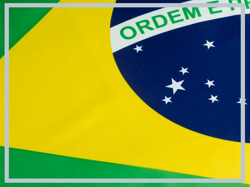 90 PHENO Messing (Hissflagge Fahnenmast), Inkl. cm für Brasilien x Brasilianische Ösen Flagge Nationalfahne FLAGS Flagge Fahne 150 2