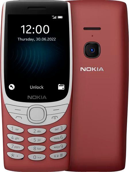 Nokia 8210 4G Handy (7,11 cm/2,8 Zoll, 0,12 GB Speicherplatz, 0,3 MP Kamera),  7,11 cm / 2,8" TFT-LCD Display, 240 x 320 Pixel