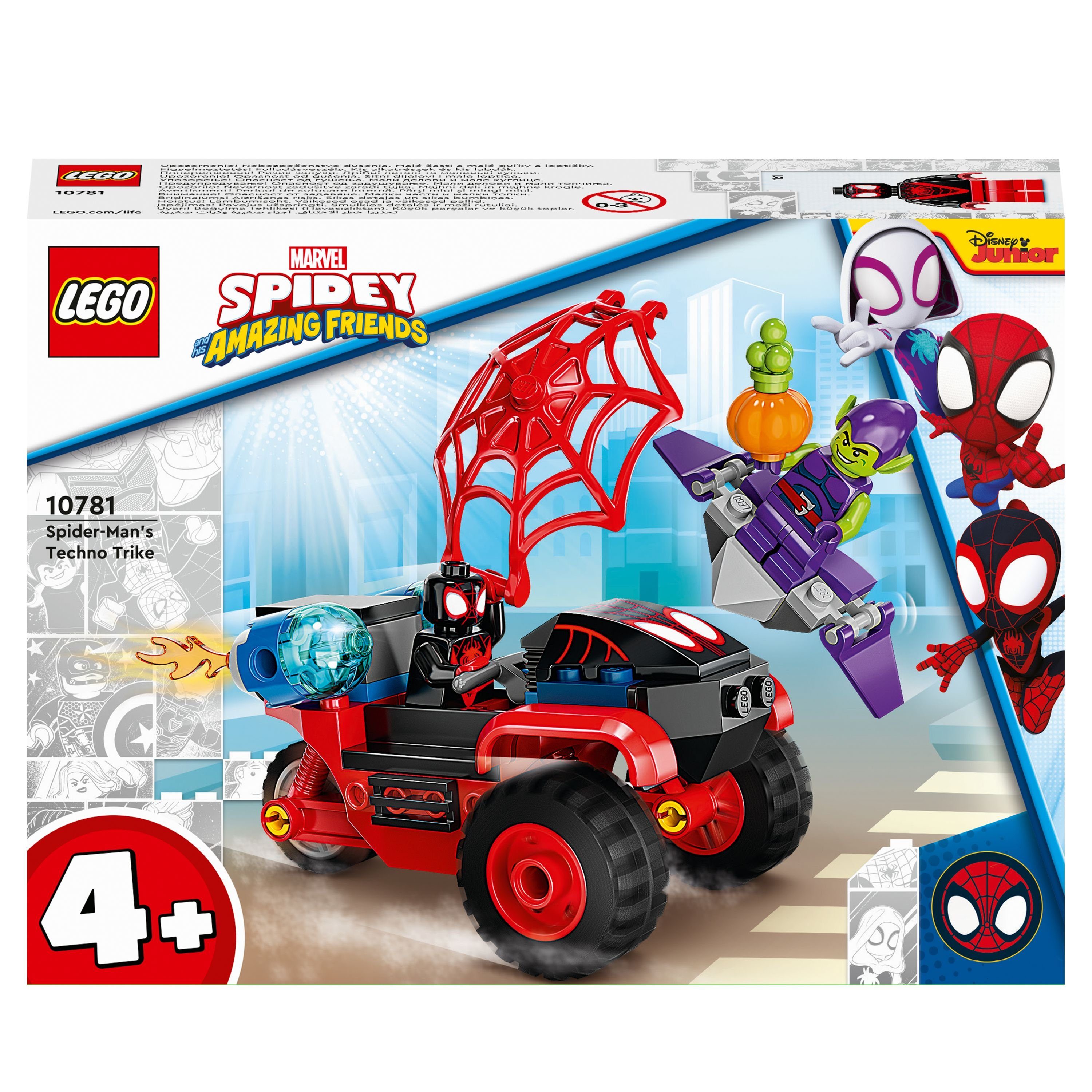 LEGO Miles Morales: Spider-Mans Techno-Trike Konstruktionsspielsteine