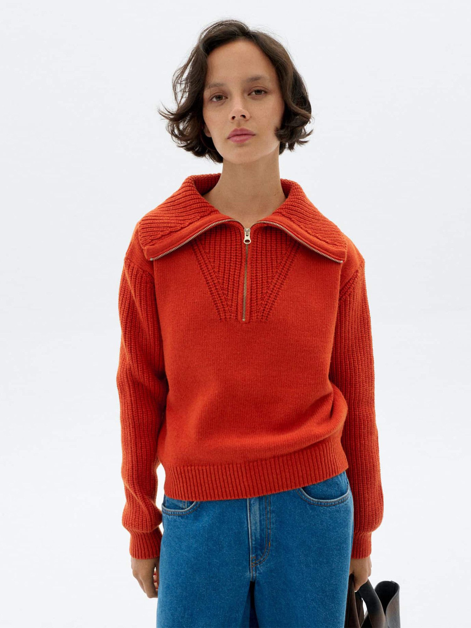 Thinking Mu Troyer Tanit Knitted Sweater