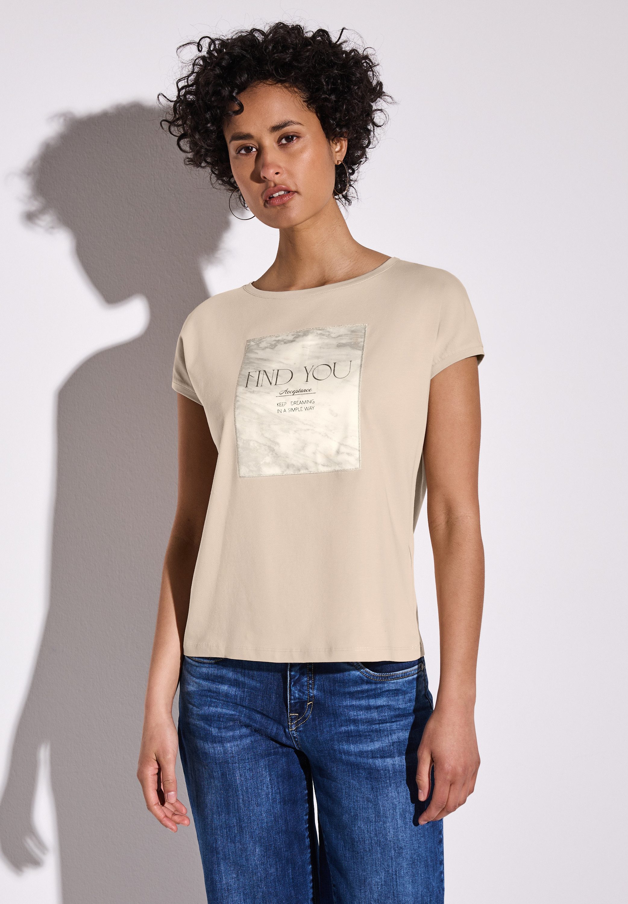 STREET ONE T-Shirt aus Baumwolle mit günstig online kaufen
