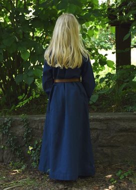 Battle Merchant Ritter-Kostüm Kinder Mittelalterkleid, Unterkleid Ana, blau, Gr. 146