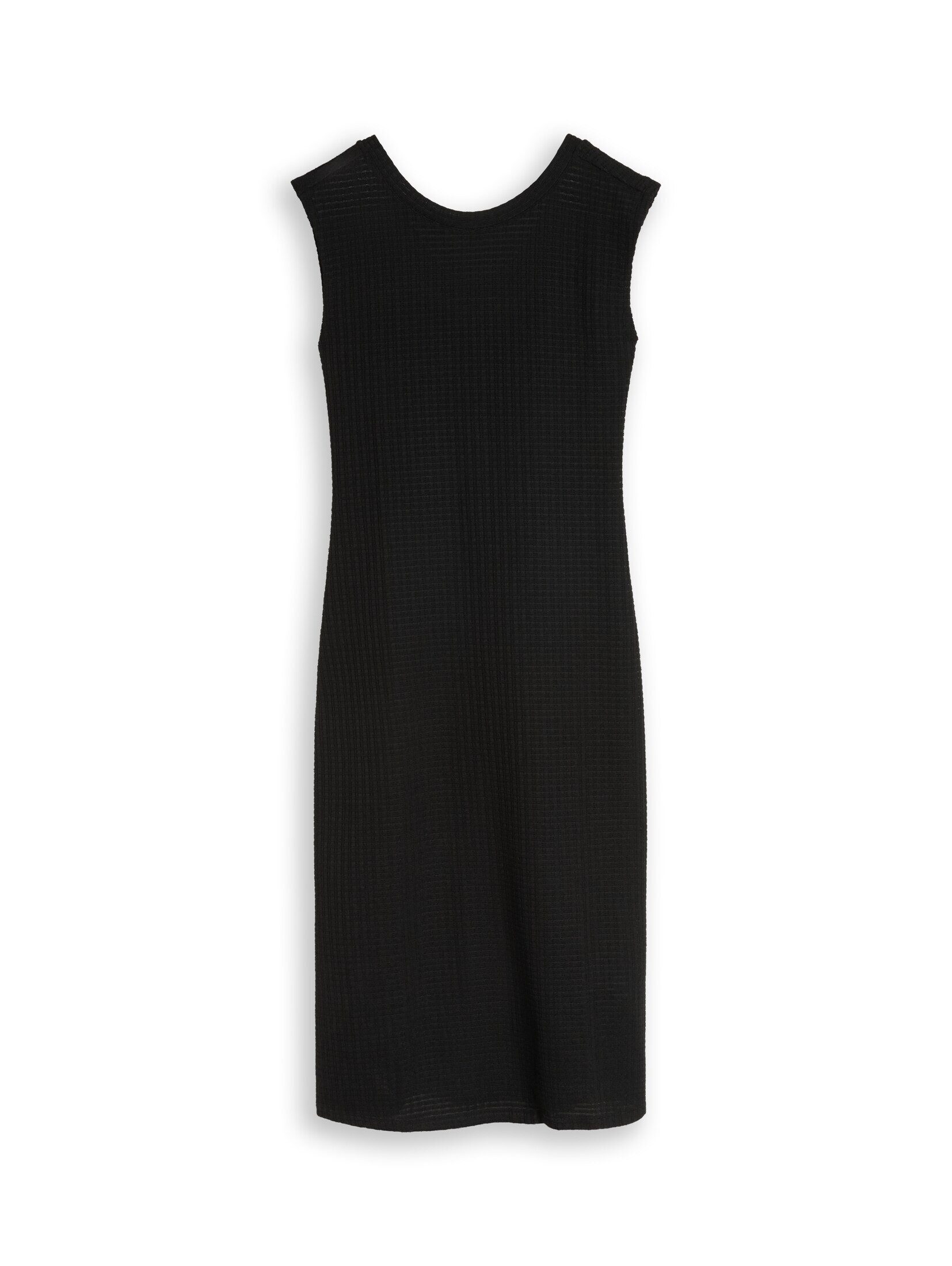 TOM TAILOR Denim Sommerkleid Kleider & Jumpsuits Fitted Jacquard Midi-Kleid