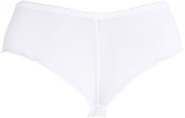 Axami Panty Panty in weiß String mit Blumenmuster transparent (einzel, 1-St)