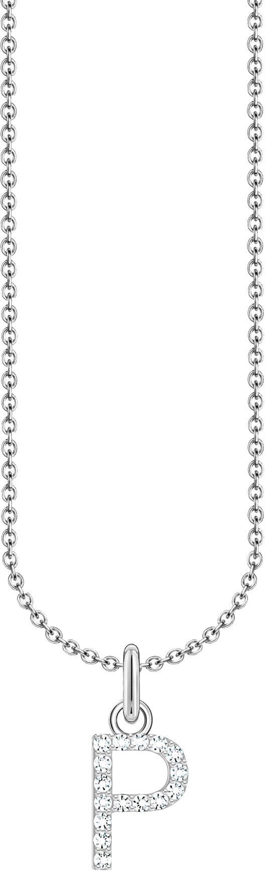 THOMAS SABO Kette mit Anhänger Buchstab...