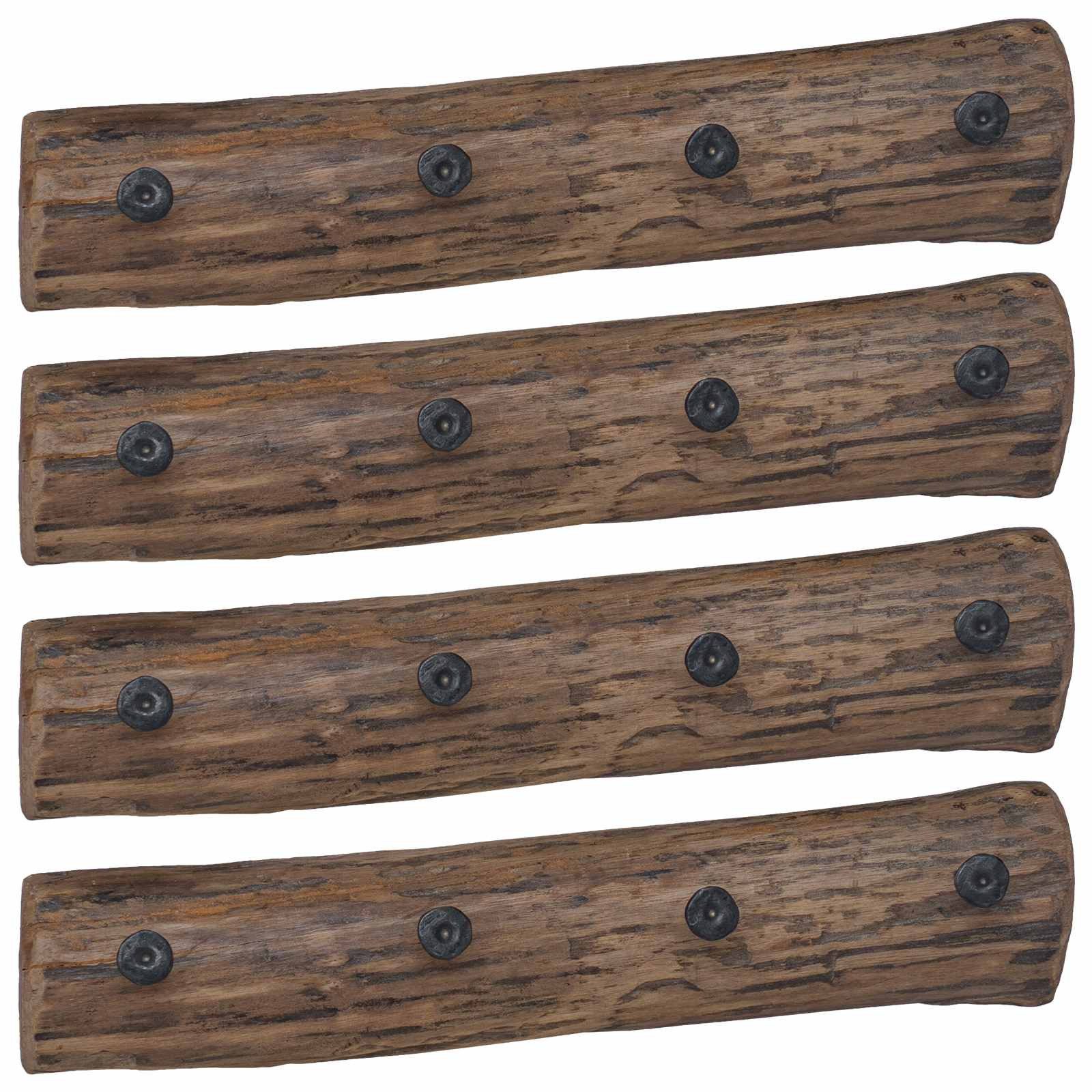vidaXL Garderoben-Set 50 x 8 x 12 cm Kleiderbügel aus massivem Holz 50x8x12 cm für stilvolle