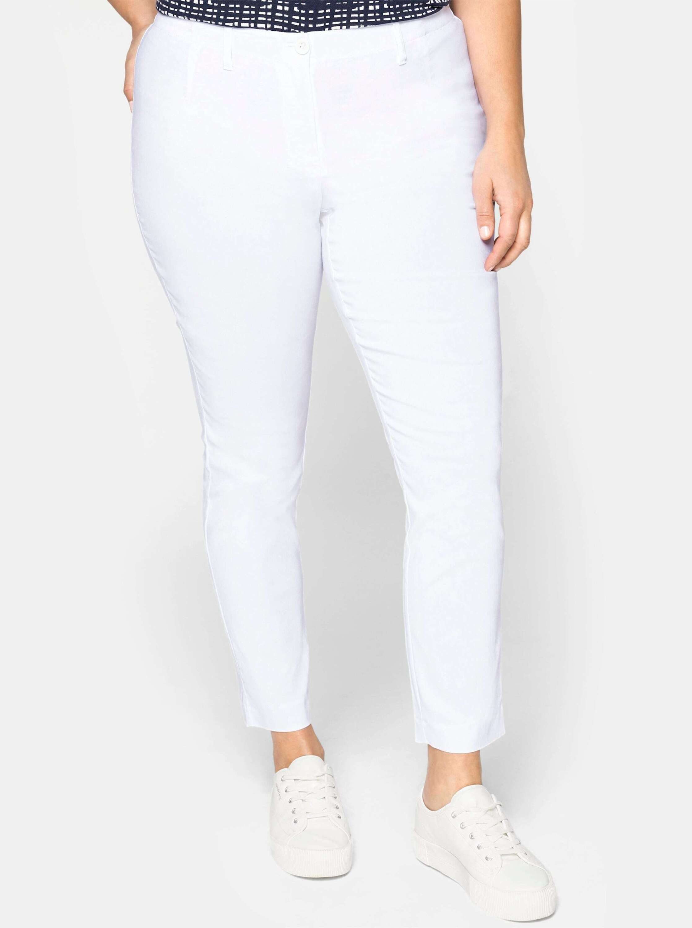 Sheego Jerseyhose Stretch-Hose knitterarm und pflegeleicht