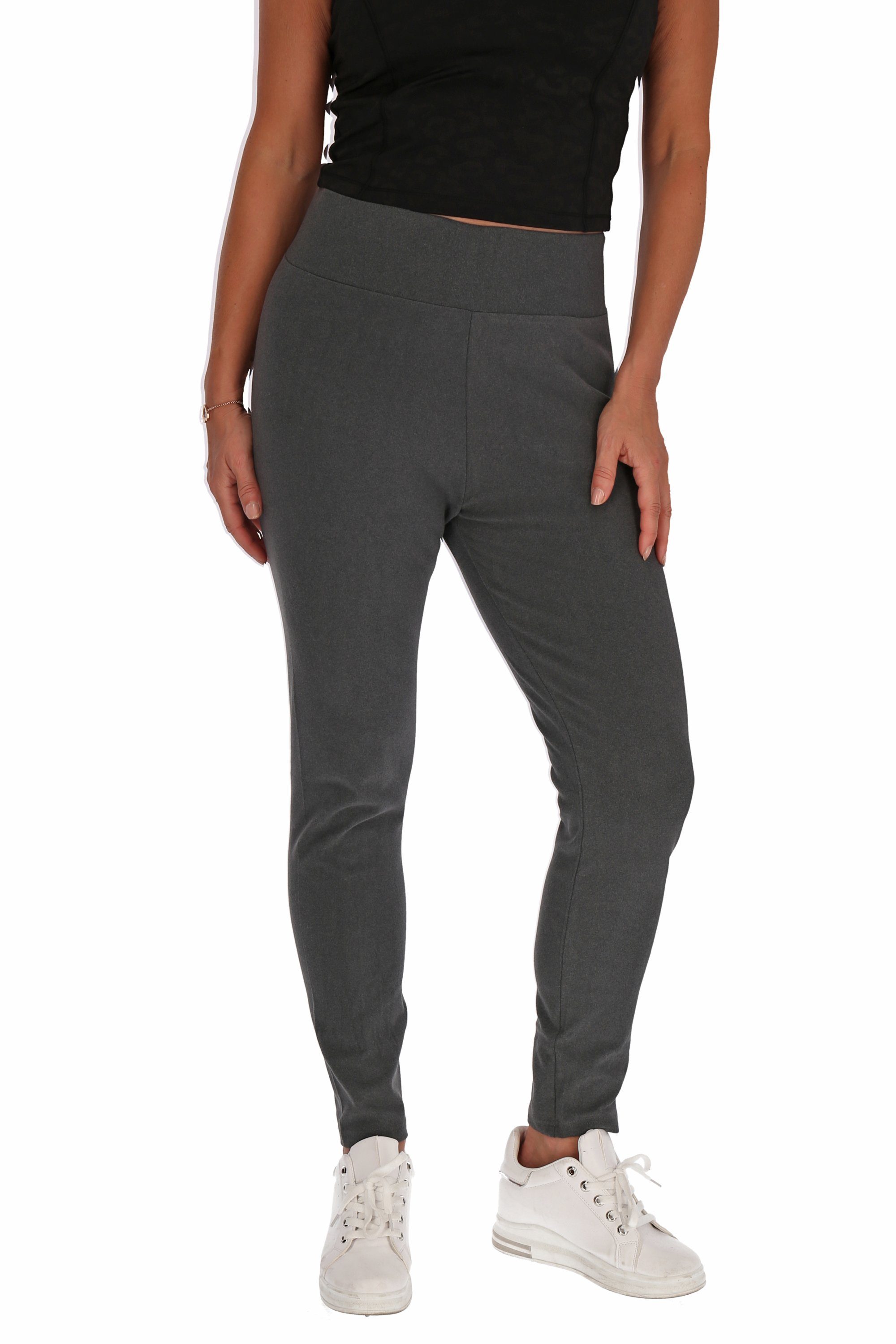 2XL-6XL Sport Baumwolle Jogginghose Übergröße Damen Cotton Stretch cofi1453 Leggings Jogginghose Hose Freizeithose