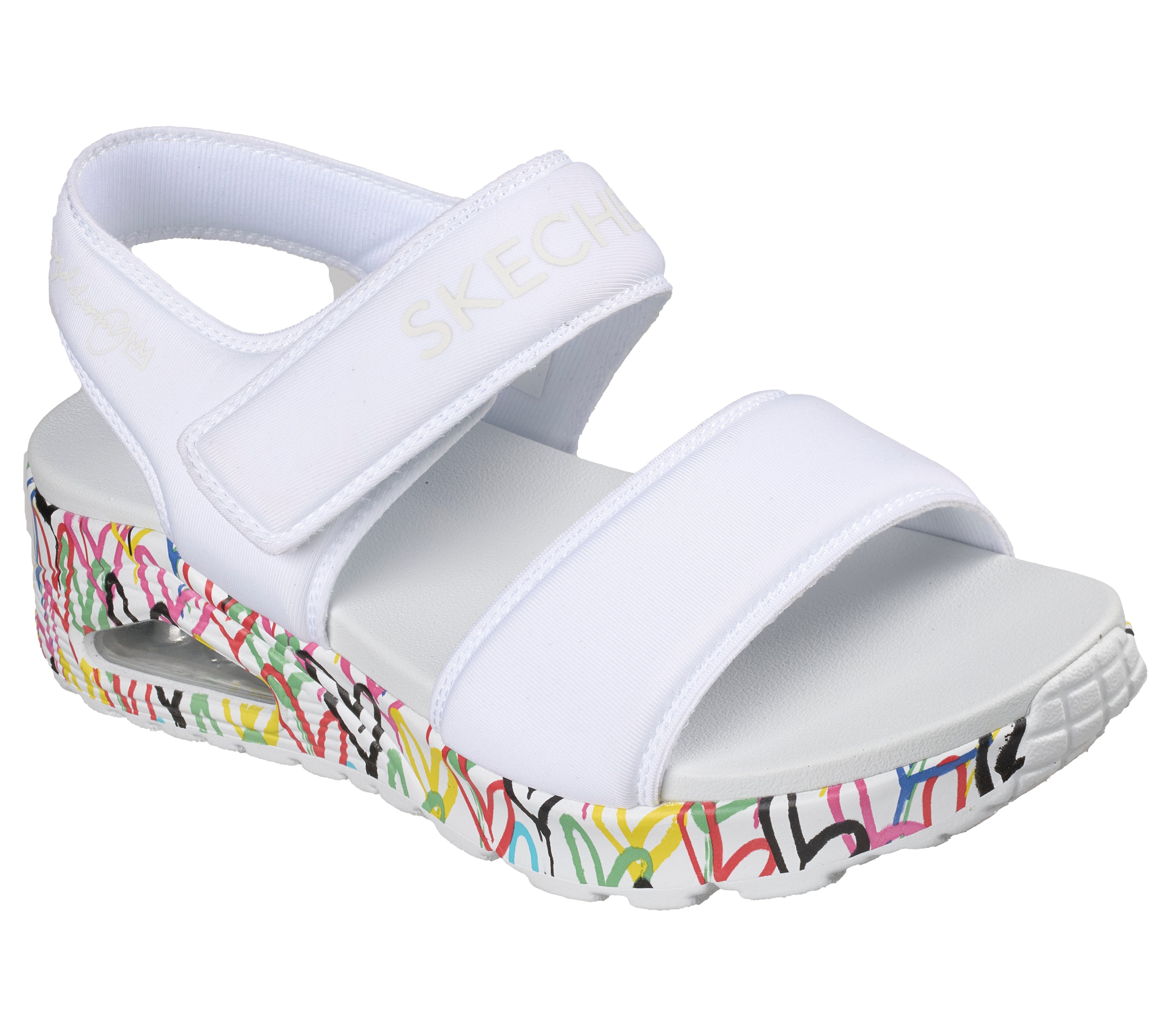 Skechers UNO Sandale Sommerschuh, Strandschuh mit Skech-Air Luftkissensohle