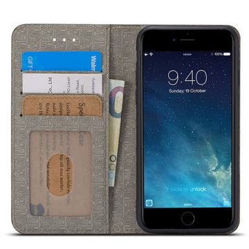FITSU Handyhülle Handytasche für iPhone 8 Hülle 4,7 Zoll, Handyhülle für iPhone 8 Schutzhülle, Flip Case mit Kartenfach Cover