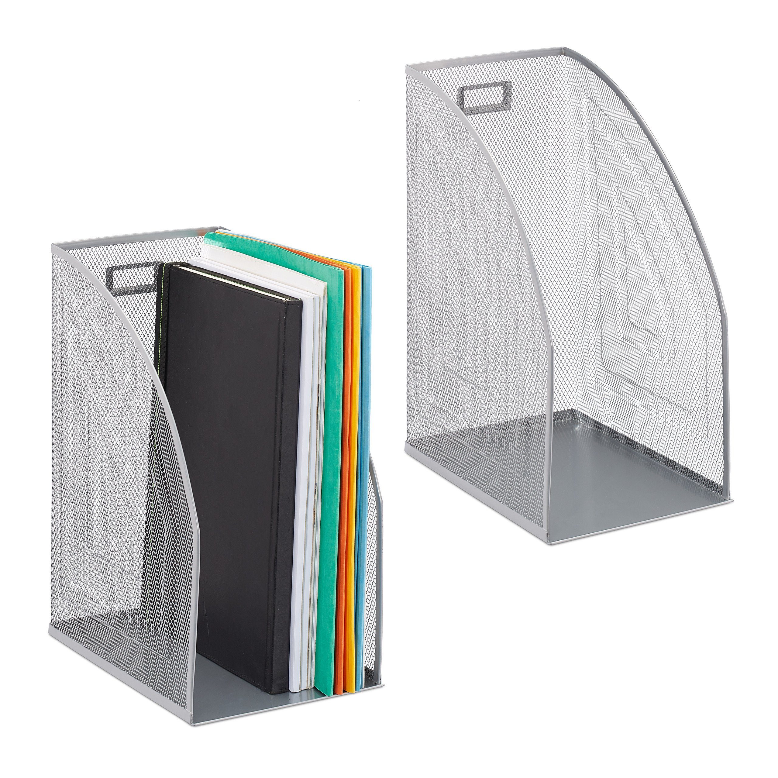 Organizer 2 x Stehsammler Metall
