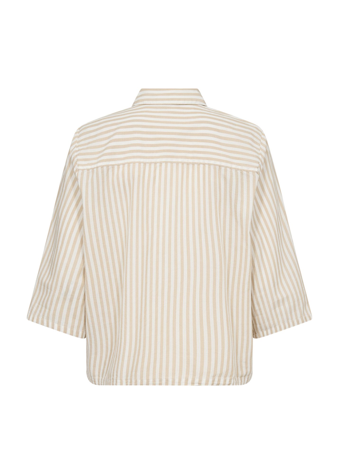 soyaconcept Langarmshirt – lässiges Kurzarmhemd mit klassischem Kragen