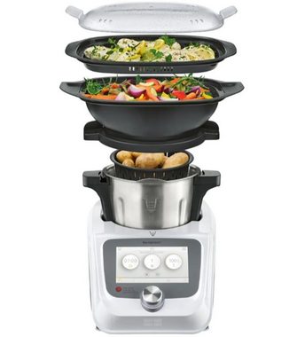 SilverCrest Küchenmaschine Monsieur Cuisine SKMC 1200 F6 mit Kochfunktion, 800,00 W