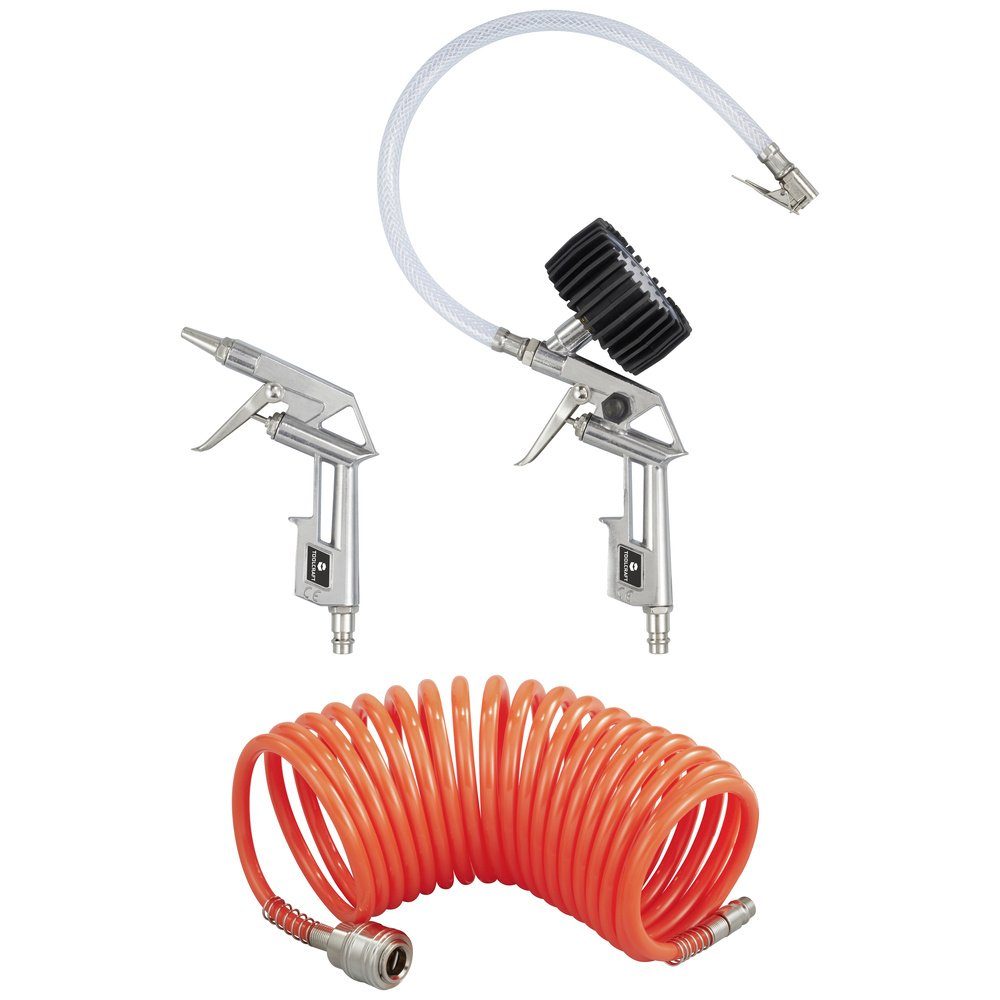 TOOLCRAFT Druckluftgeräte-Set TOOLCRAFT Druckluft-Werkzeugset 12 bar