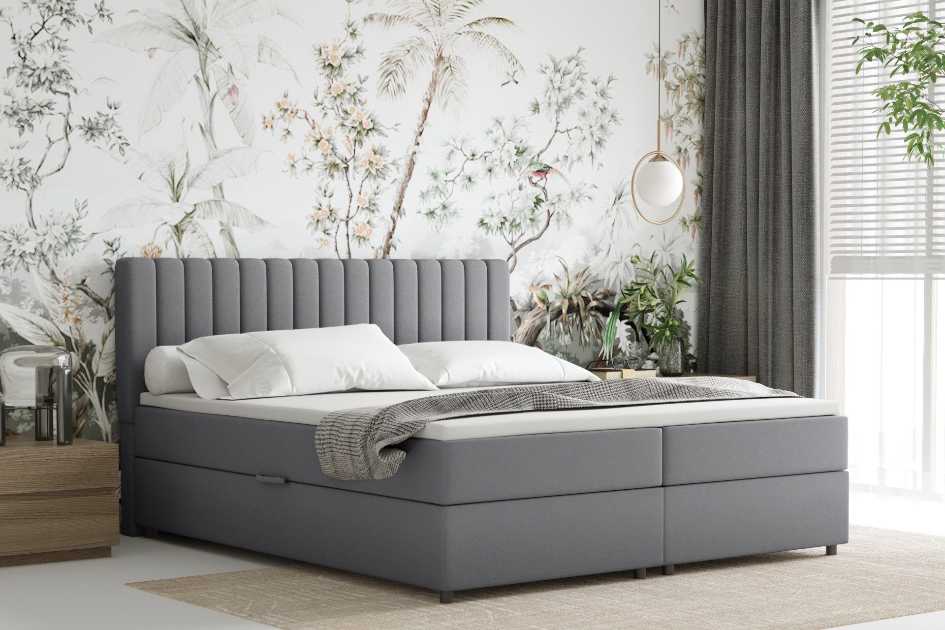 PANDA MÖBEL GmbH Boxbett Boxspringbett EVEREST, PANDA MÖBEL – Mit Bettkasten