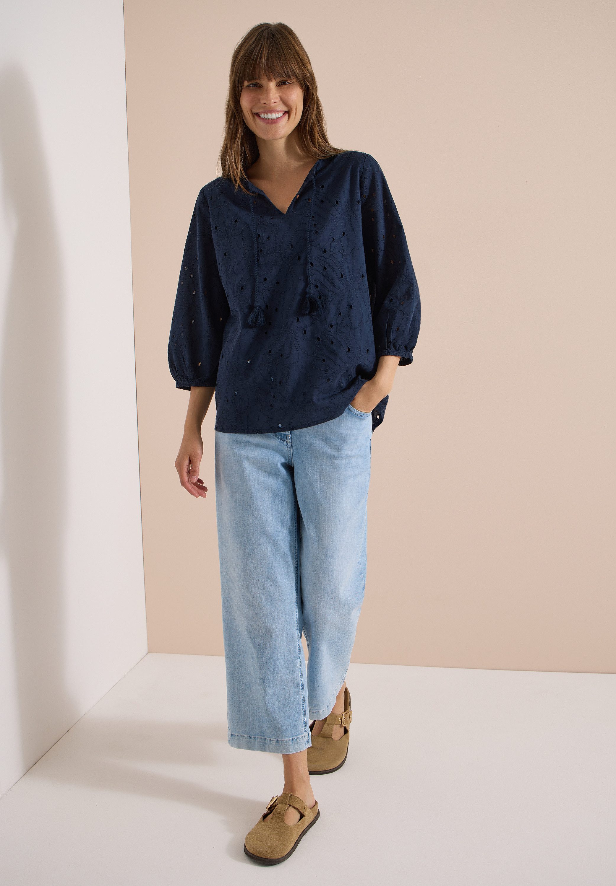 CECIL Shirtbluse mit 3/4 Ärmeln