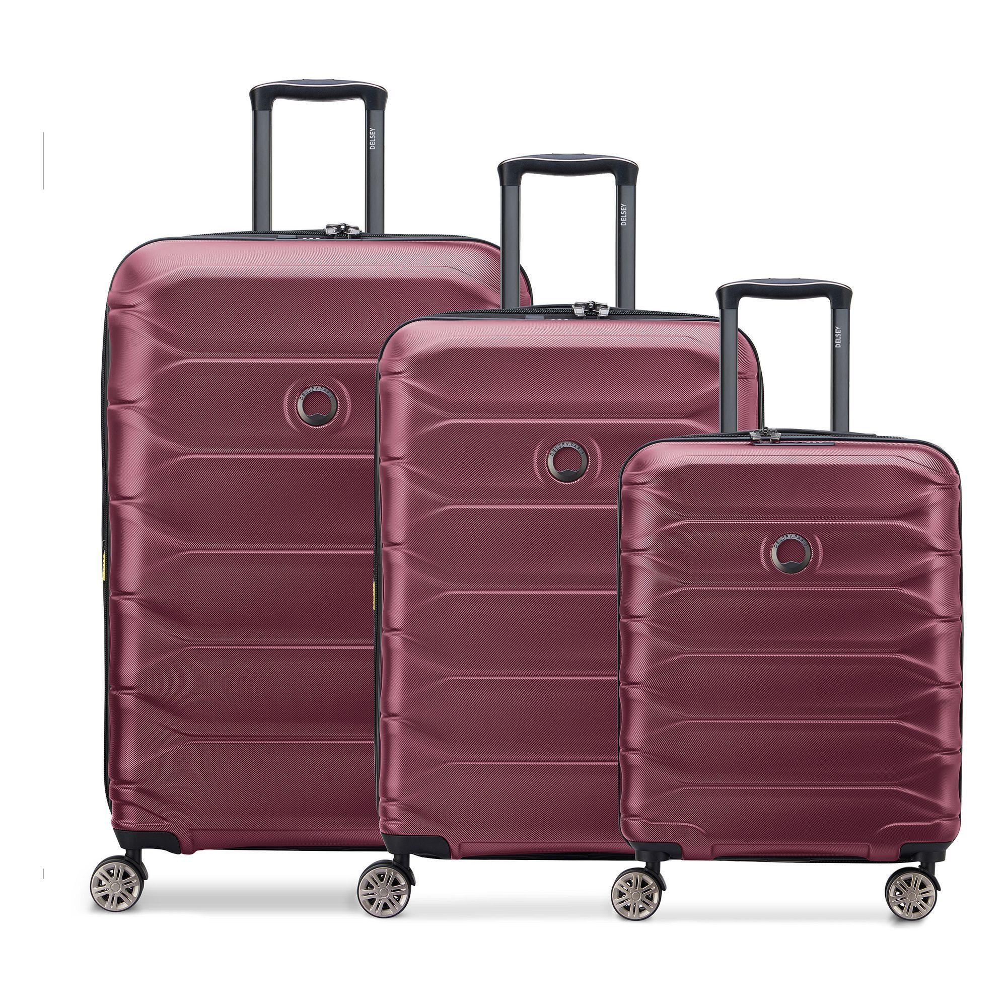 Delsey Paris Trolleyset Meteor, 4 Rollen, (3-teilig, 3 tlg), ABS