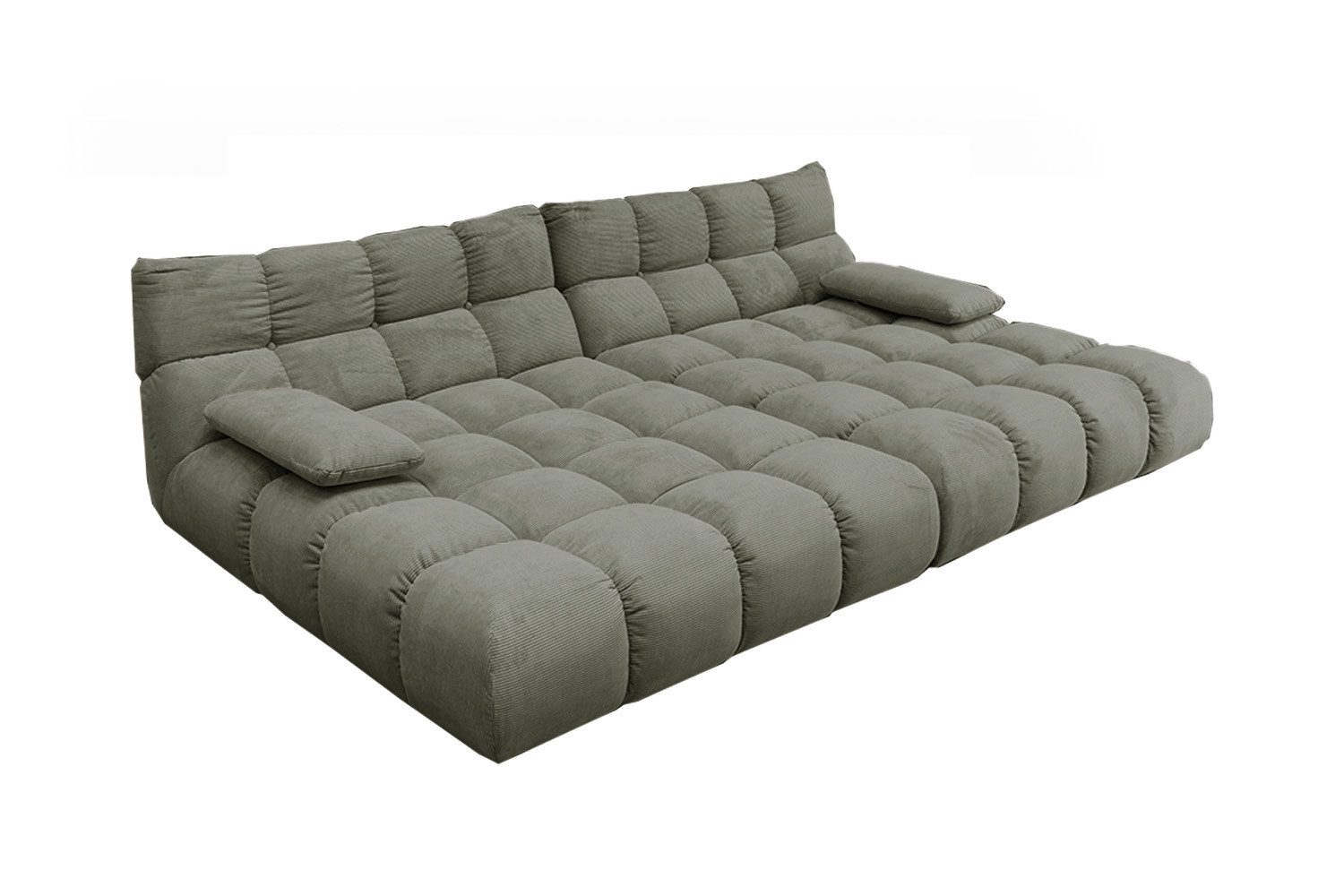 KAWOLA Big-Sofa VIVIEN Riesensofa Cord - Entspannung pur - Modernes Wohnen, XXL Couch mit Feincord Bezug – Maximaler Komfort, Top Design