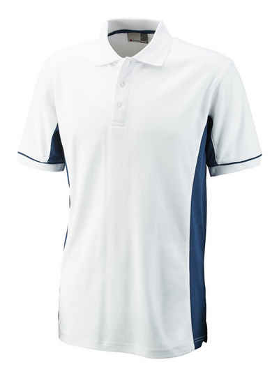 Promodoro Funktionsshirt Poloshirt Function Cont., Größe M, weiß-indigo
