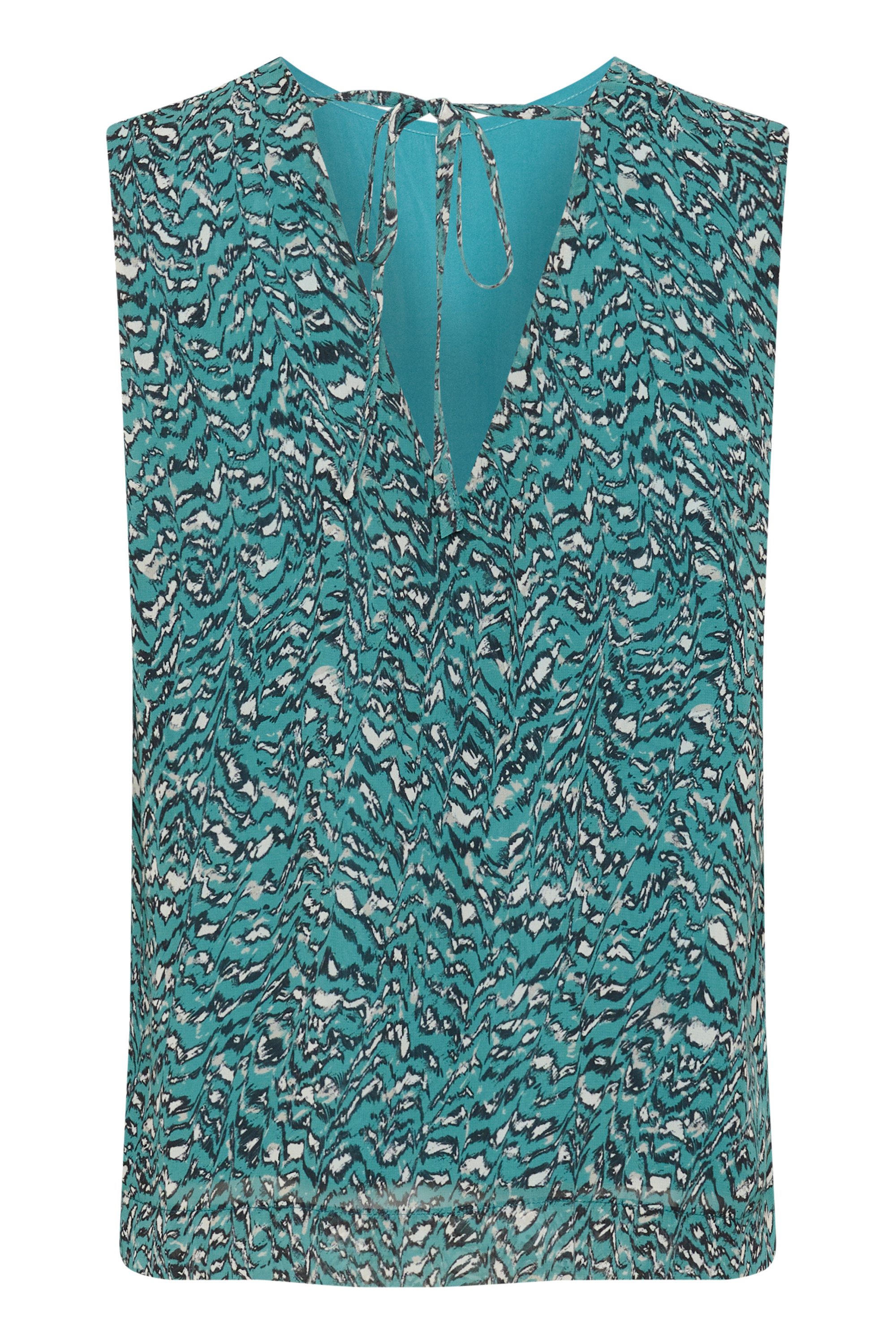 KAFFE Kurzarmbluse Kurzarm-Bluse KAbella