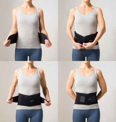 Swedish Posture Rückenstabilisator STABILIZE LOWER BACK BELT - Entspannung für Deinen unteren Rücken (1-tlg), inkl. aufwärmbaren und kühlbaren Kissen