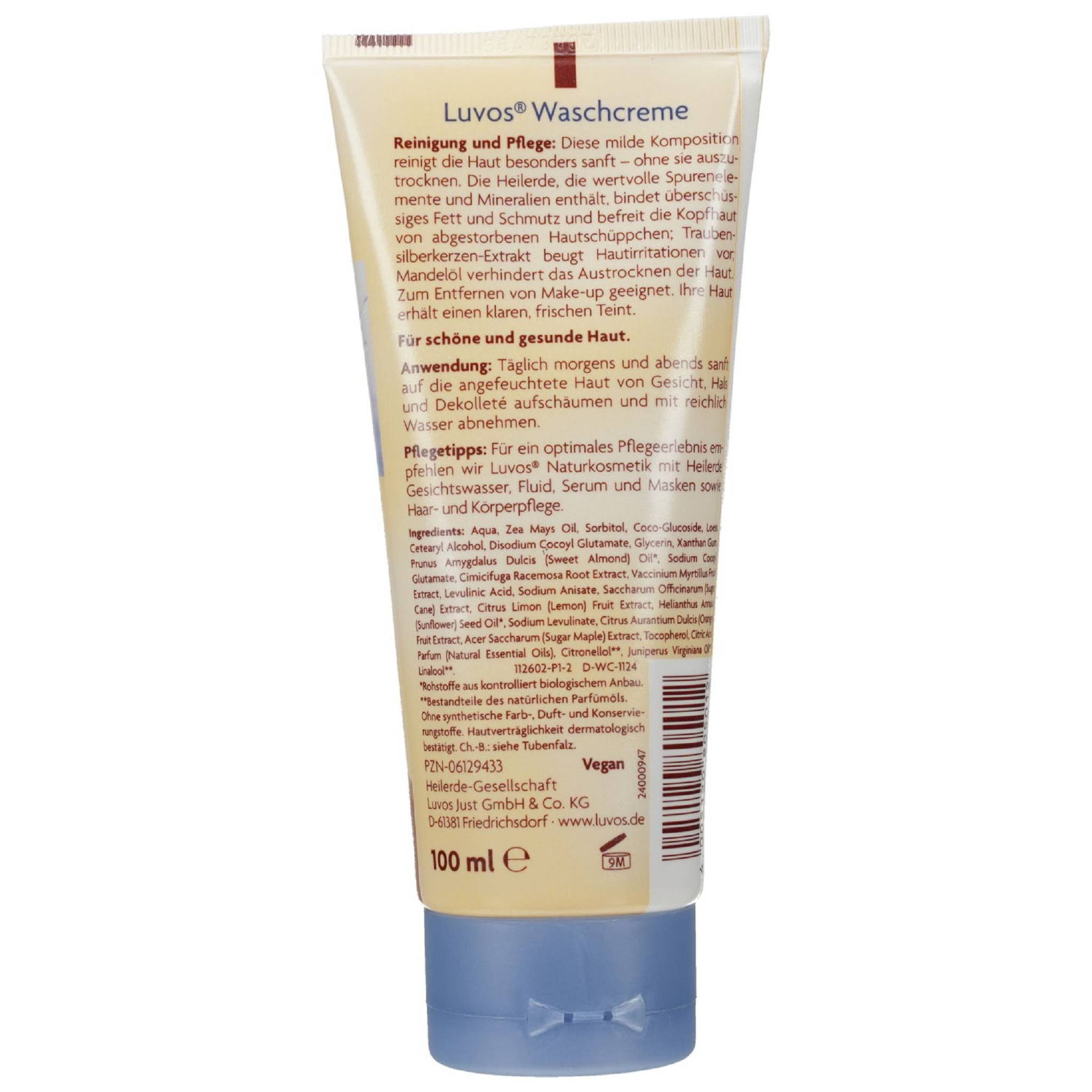 Luvos Duschgel Naturkosmetik mit Heilerde Waschcreme 100ml PZN 06129433