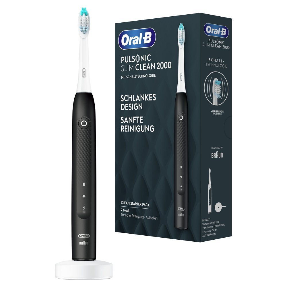 Oral-B Schallzahnbürste Pulsonic Slim Clean - Schwarz
