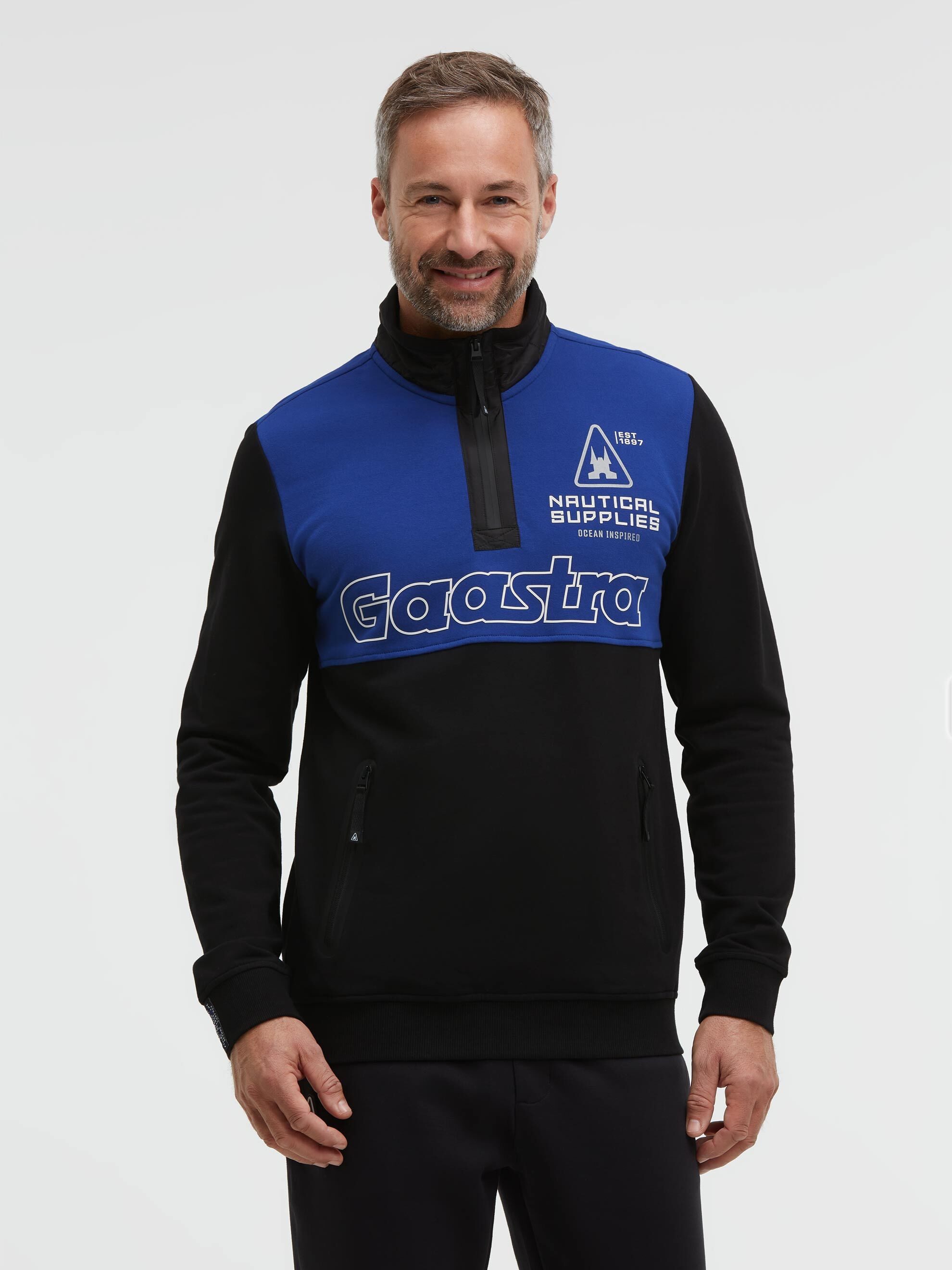 Gaastra Sweater mit Reißverschluss-Taschen