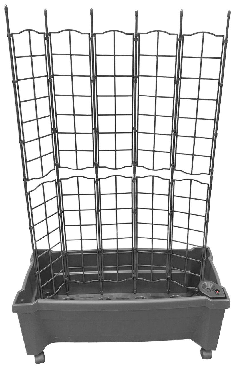 KHW Spalier Calypso, BxTxH: 79x35x115 cm, Pflanzkasten mit Rollen und Bewässerungssystem