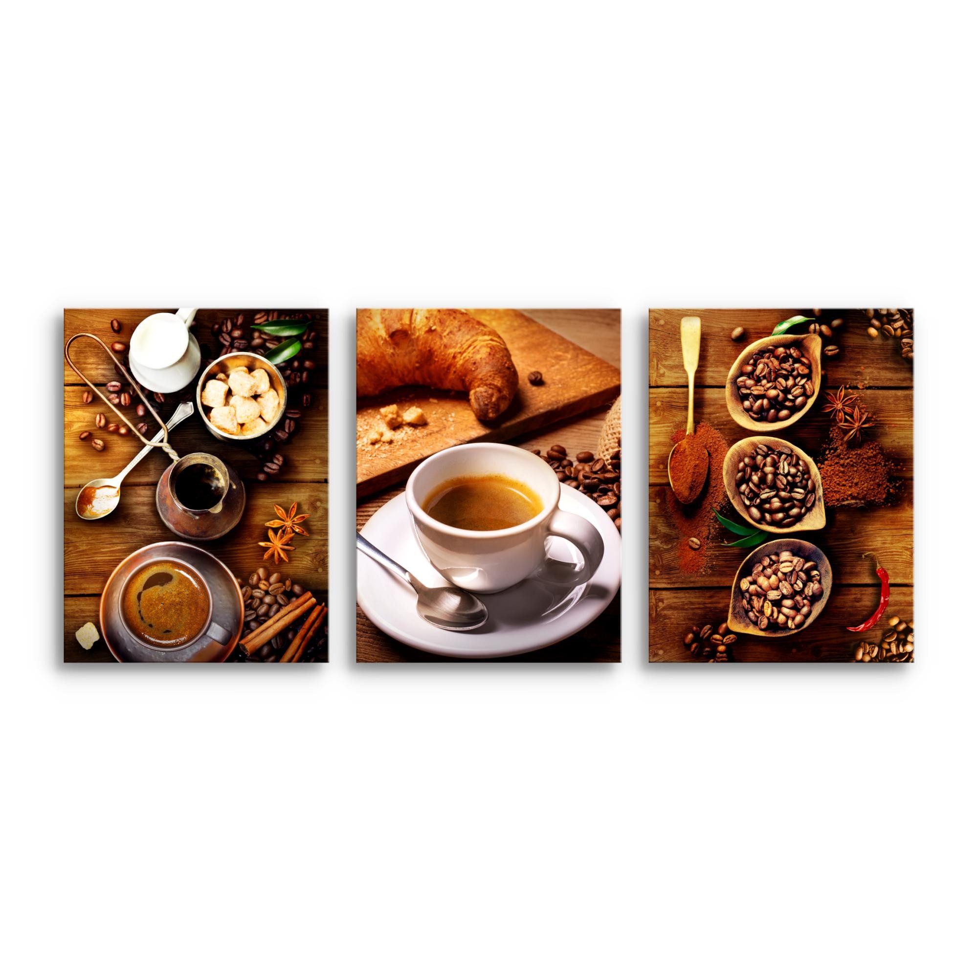 Novart Wandbild Küche Esszimmer Kaffee Braun günstig online kaufen