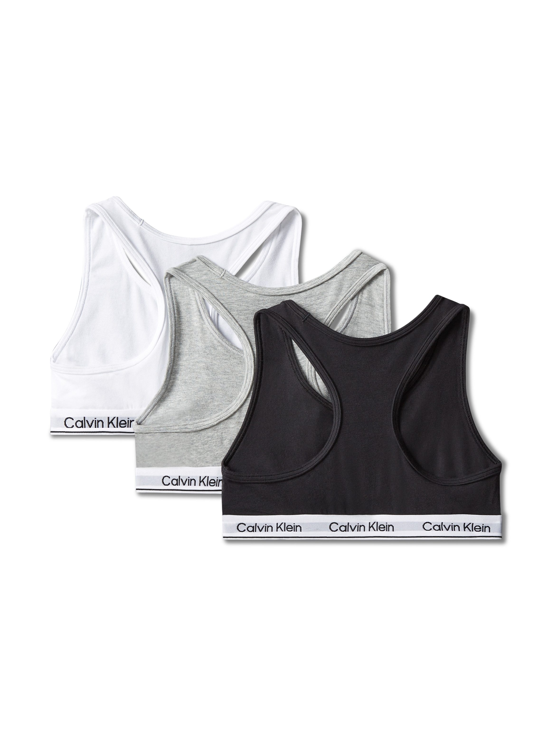 Calvin Klein Underwear Bralette 3PK BRALETTE (Packung, 3-tlg., 3er-Pack) mit Logobund