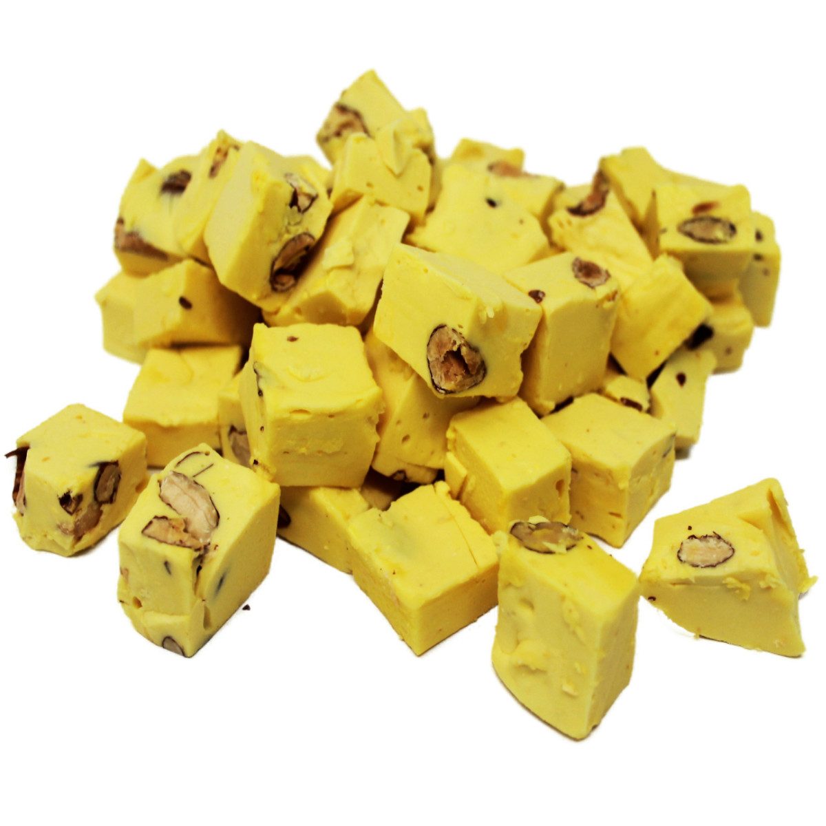 Felko Süßigkeit, Fudge Nougat mit Limoncello Nougat Pralinen mit Mandelstücken 1500g