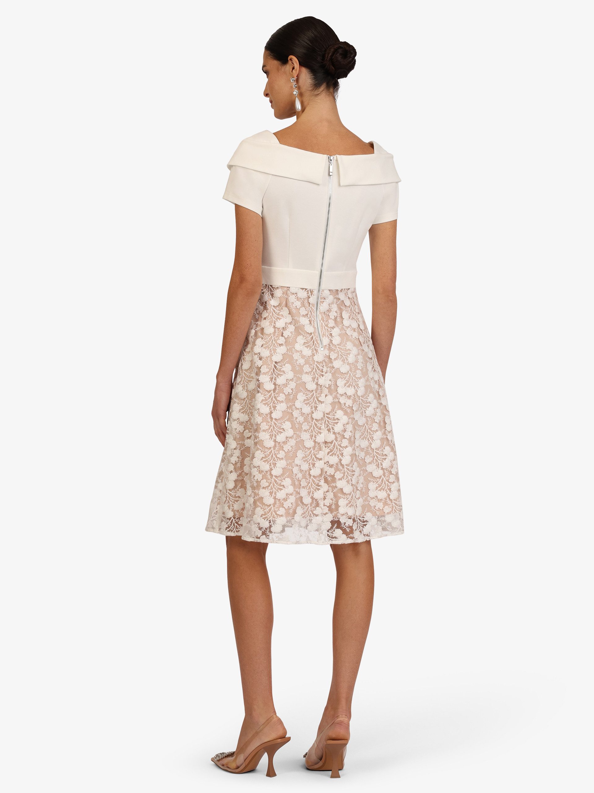 Kraimod Cocktailkleid mit Carmenkragen