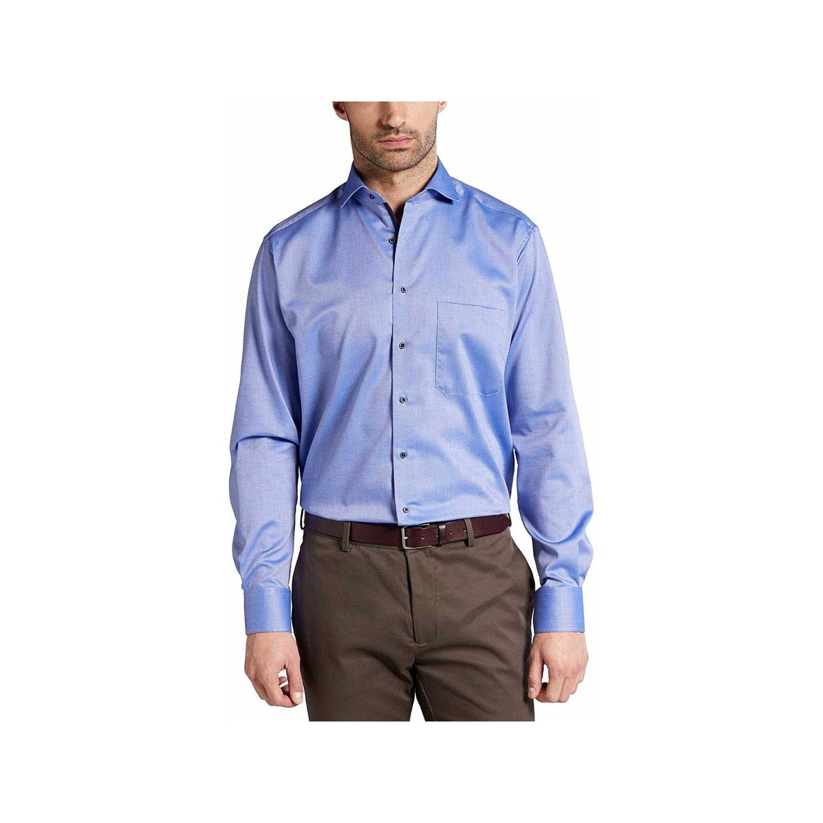 Angabe) Businesshemd fit comfort keine Eterna blau (1-tlg.,