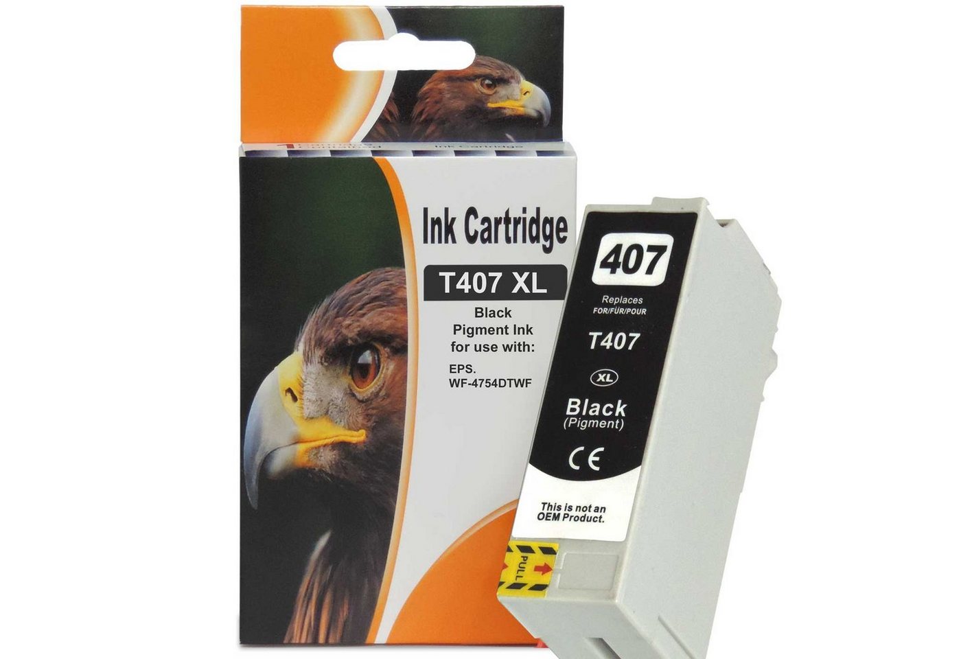 Thumbnail - Kompatibel Epson 407XL, T407 Multipack 4-Farben (Schwarz, Cyan, Magent Tintenpatrone (für Epson WorkForce Pro WF-4745 DT...