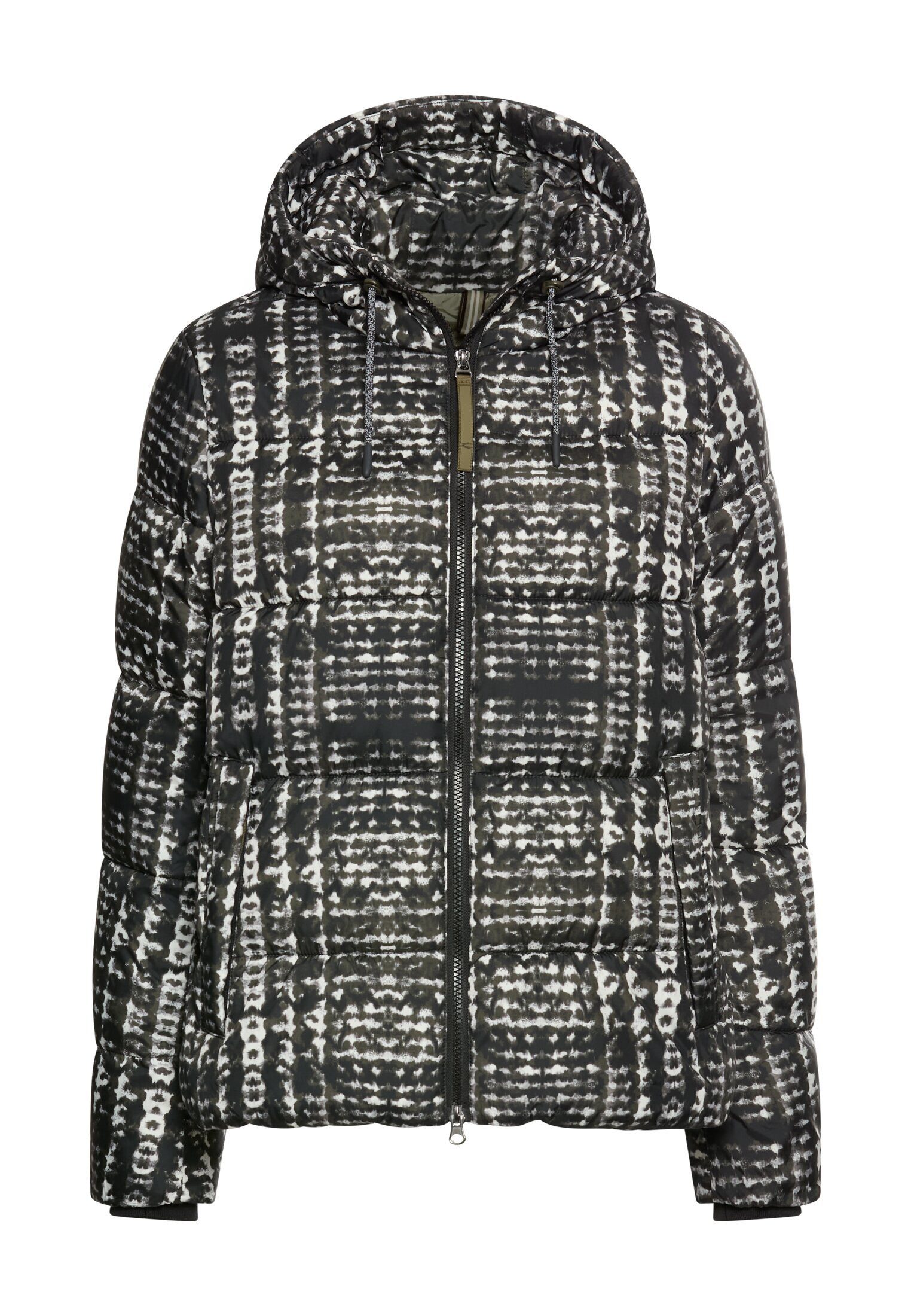 camel active Winterjacke mit verstellbarer Kapuze Langarm