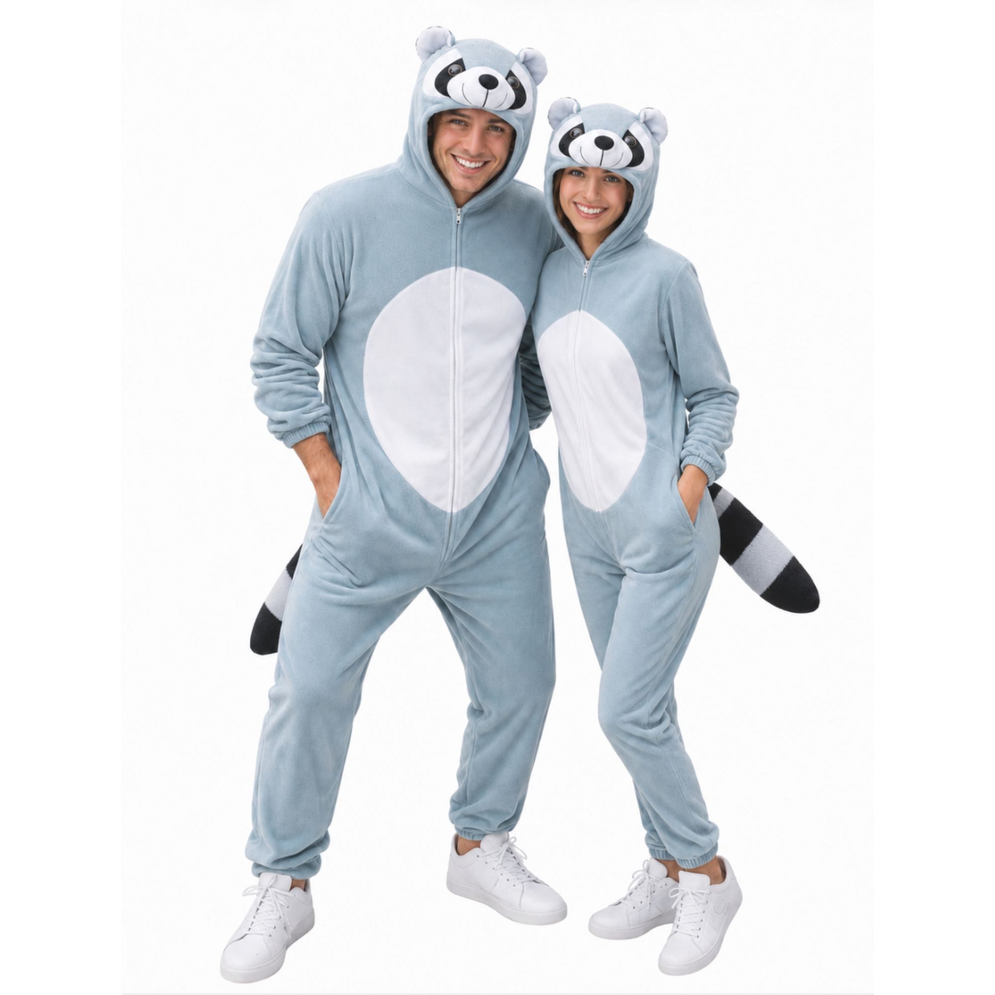 Ikumaal Kostüm Waschbär Kostüm-e, J21, Erwachsen-e, Fasching Karneval Fasnacht -