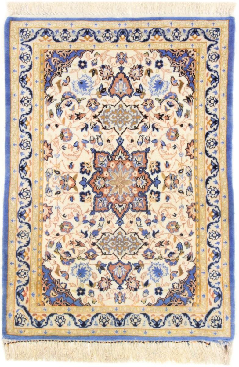 Orientteppich Isfahan 62x96 Handgeknüpfter Orientteppich / Perserteppich, Nain Trading, rechteckig, Höhe: 6 mm