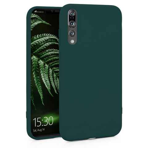 MyGadget Handyhülle Silikon Hülle, für Huawei P20 Pro - robuste Schutzhülle - TPU Case Slim - Silikonhülle Back Cover - Ultra Kratzfest Handyhülle matt - Olivgrün