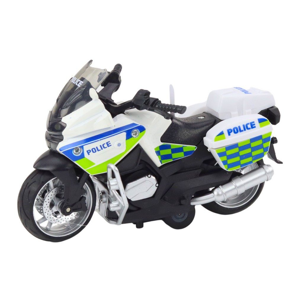 LEAN TOYS Spielzeug-Motorrad Rennmaschine Schwungradmotorrad Kinderfahrzeug, (Spar-Set, 1-tlg., 16x10x7 cm realistisch), Friktionsantrieb, 3 Designs, CE-geprüft