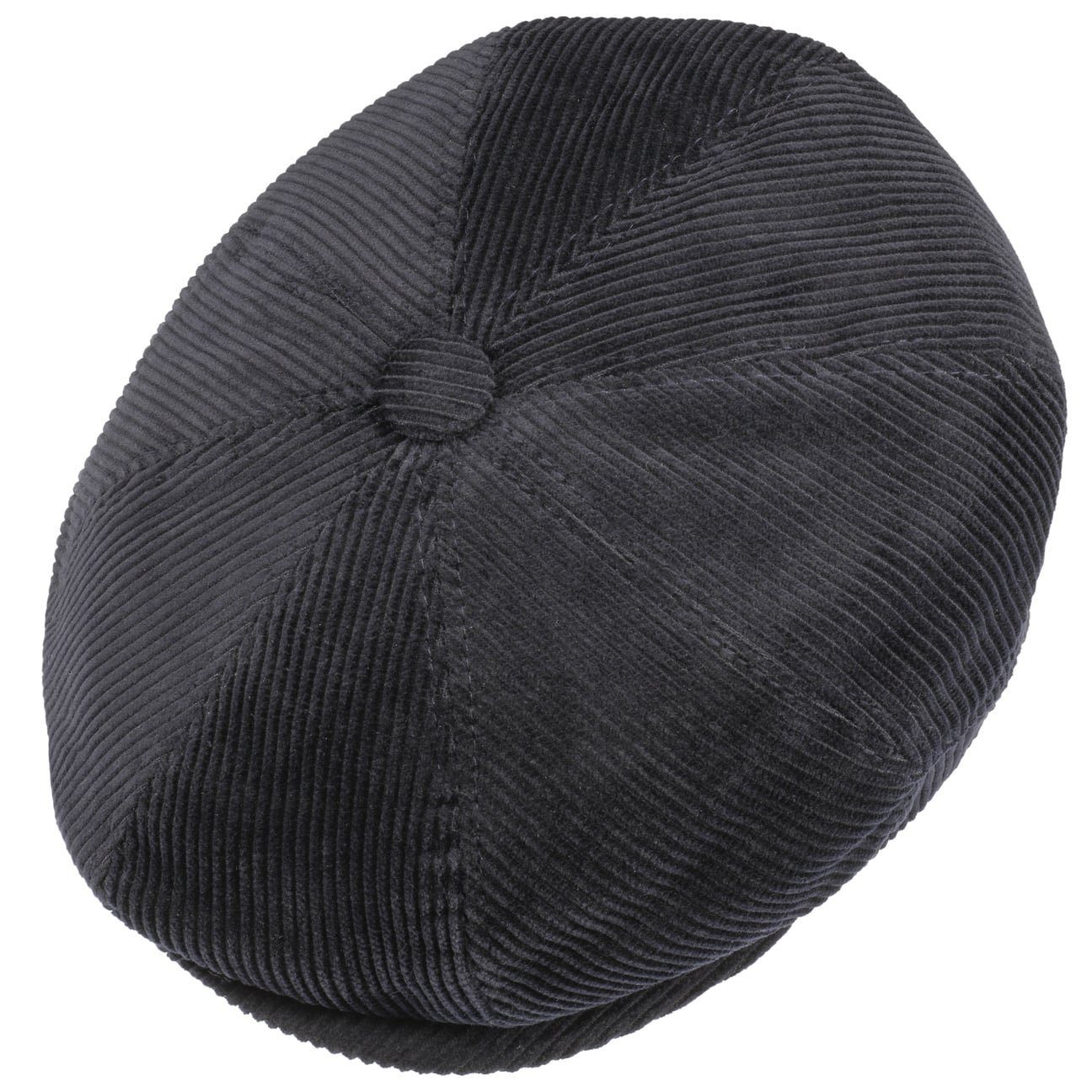 Lipodo Flat Cap (1-St) Cordcap mit Schirm, Made in Italy