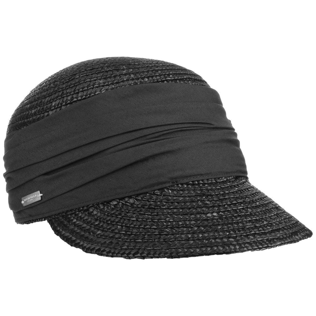 Seeberger Visor (1-St) Strohcap mit Schirm schwarz | Strohhüte