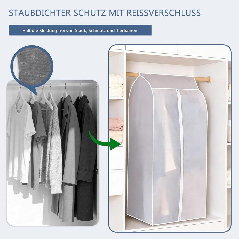 TUWENA Kleidersack Staubdichte Kleidersäcke, Wasserdichte Mottenfeste Kleiderschutzhülle – Bild 4 von 5